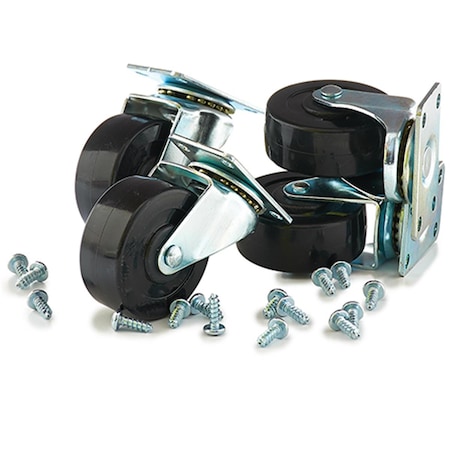 Gamecraft Safety Guard Scooter Casters, 4PK 1389167